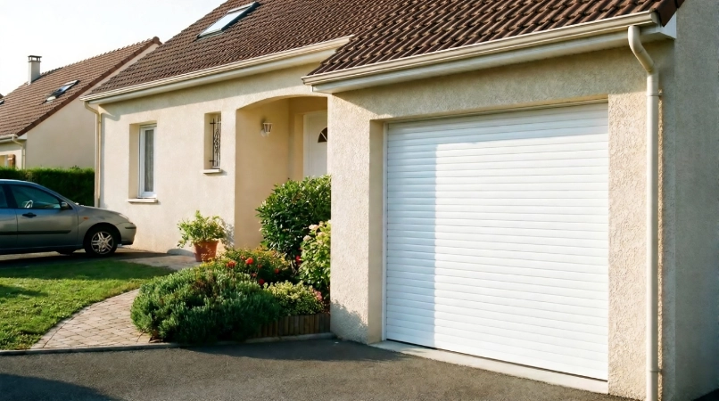Porte de garage enroulable motorisée