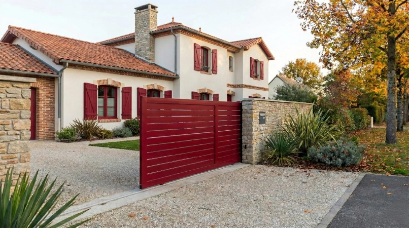 Portail aluminium coulissant sur mesure